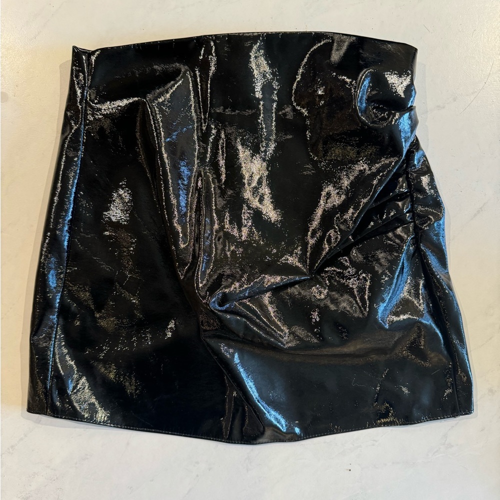 Zara pleather skirt
